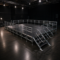 Table de DJ portable en aluminium de haute qualité, pliable, mobile, pour bar de nuit et événements