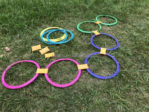 Set di Anelli per Gioco del Salto Regolabili per Interni/Esterni Giocattolo Sportivo per Bambini in Plastica - Product Image 2