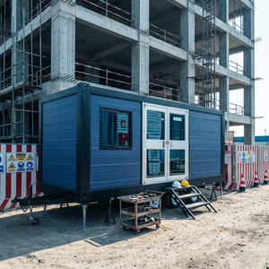 Casa Contenedor Portátil de Acero de Alta Calidad en Oferta, Estructura Plana para Oficina, Dormitorio, Campamento al Aire Libre - Product Image 1