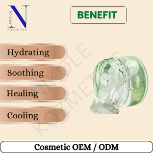 Gel Puro de Aloe Vera, Fórmula Herbal Ligera y No Pegajosa para Calmar e Hidratar la Piel y el Cabello, para Todo Tipo de Piel y Cabello - Product Image 4