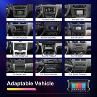 (Stock UE) Autoradio Android Podofo 7'' avec USB Type-C, Carplay, GPS, WiFi pour VW/PASSAT/SKODA/POLO/GOLF/SEAT, OEM ODM Factory