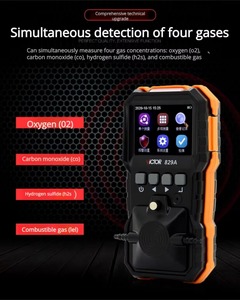 Detector de Cuatro Gases Portátil Shengli VC829A con Función de Alarma de Gas Inflamable - Product Image 3