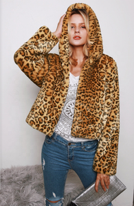 STY2571456 Poncho à capuche pour femme, collection automne 2020, en <span class=keywords><strong>fausse</strong></span> <span class=keywords><strong>fourrure</strong></span> de renard/<span class=keywords><strong>vison</strong></span>, épais, motif écossais sexy, tissé 100% polyester, style vintage - Product Image 6