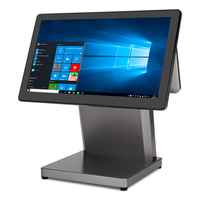Prix bas et haute qualité 15.6 "système de point de vente caisse enregistreuse tactile POS Restaurant caissier double écran affichage client en gros