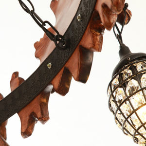 Luces colgantes de mordedura de boca de ciervo American Country Boutique Antler Lámpara colgante Restaurante Homestay Villa Antler Chandelier - Product Image 5