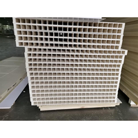 Panneau de porte creux en WPC sablé par extrusion Yingkang en gros, 35 mm / 40 mm / 45 mm