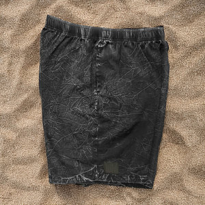 กางเกงขาสั้นผู้ชายสไตล์วินเทจคุณภาพสูง ผ้าฝ้าย 100% ระบายอากาศได้ดี ล้างสีแบบแอซิดวอช สไตล์ไฮสตรีท สำหรับฤดูร้อน รับผลิตตามแบบพร้อมปักโลโก้ - Product Image 6