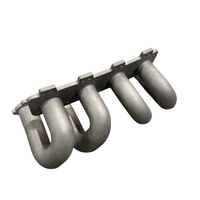OEM Presisi Tinggi SLM DMLS Pencetakan 3D Logam AlSi10Mg Bagian Rumah Manifold Intake Aluminium