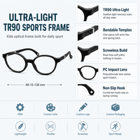 Montures de lunettes pour enfants, montures de lunettes optiques pour enfants, montures de lunettes de vue pour enfants