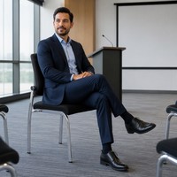 Lot de 6 chaises de formation empilables en maille noire avec dossier respirant et base chromée à 4 pieds – Sièges peu encombrants pour salle de conférence 699