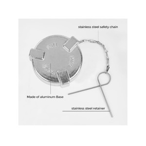 Bouchon de réservoir de carburant River International 2 1/4 pouces en aluminium pour camions Ford - Product Image 3