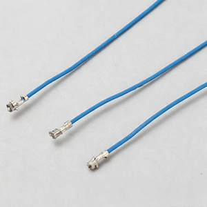 单端压接端子线束，带蓝色 PVC 电缆和剥线端，适用于家用电器、控制 PCB 内部接线 - Product Image 2