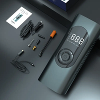 Gonfleur de pneu électrique sans fil portable automatique et rechargeable Mini pompe à air numérique Gonfleur de pneu pour voiture