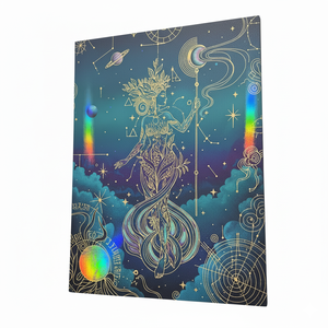 Impressions d'art numériques personnalisées de qualité supérieure, affiches A2 <span class=keywords><strong>A3</strong></span> A4, holographiques/avec feuille d'or, fanart, illustrations, décoration murale, affiches pour la maison - Product Image 3