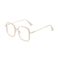 Monture de lunettes en acétate givrée ultra légère personnalisée, anti-lumière bleue, pour étudiants, lunettes optiques