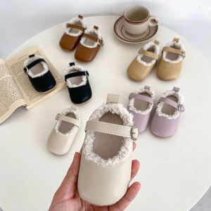 Scarpe Invernali Calde e Morbide <span class=keywords><strong>per</strong></span> Neonati, Antiscivolo e Resistenti all'Usura, Monocolore <span class=keywords><strong>per</strong></span> Bambine - Product Image 2