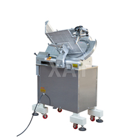 Trancheuse à viande verticale automatique industrielle en acier inoxydable équipement de coupe frais électrique pour la transformation des aliments à des fins commerciales