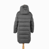 Femmes hiver mode à capuche doudoune longue épaisse duvet de canard manteau imperméable caractéristique plume décoration nouvelle saison Style