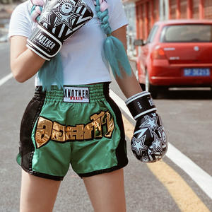 Odm Fighting Thailand Nogi Sublimation Bjj Boxer Fancy Boxing <span class=keywords><strong>Muay</strong></span> <span class=keywords><strong>Thai</strong></span> Mujeres Fight Shorts - Product Image 6