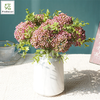 Plantes artificielles succulentes en plastique, branches de fraises artificielles, toucher réaliste pour Bouquet de mariage, décoration de Table, salon, offre spéciale,
