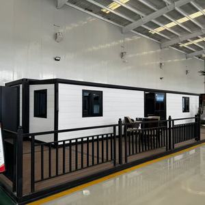 X <b>House</b> Folding 20ft 40ft Prefab Portable Container Home Expandable Mobile 3 Bedroom Modular Postmodern Design - Product Image 1