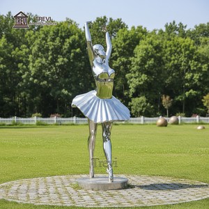 Estatua <span class=keywords><strong>de</strong></span> Bailarina TREVI Grande, Personalizada, <span class=keywords><strong>de</strong></span> Acero Inoxidable, Escultura Moderna y Abstracta <span class=keywords><strong>de</strong></span> Bailarina <span class=keywords><strong>para</strong></span> Decoración <span class=keywords><strong>de</strong></span> Plazas Urbanas - Product Image 5