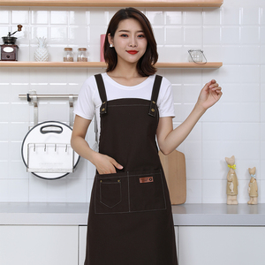 Tablier de cuisine sans manches pour <span class=keywords><strong>chef</strong></span>, personnalisable avec logo, en denim et coton, réutilisable et lavable, pour uniforme de cuisinier et nettoyage - Product Image 3