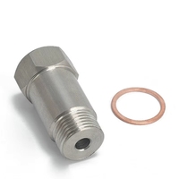 BSSY Pièces automobiles transfrontalières très vendues Capteur d'oxygène en acier inoxydable Rallonge de capteur M18X1.5 45mm Vente en gros