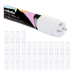 Tubo LED T8 9W 600mm 1260lm Luce Bianca PC per Illuminazione Interna - Product Image 2