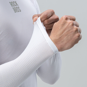 ROCKBROS ODM y OEM Servicio Personalización popular transpirable Ligero Hombre Camisa <span class=keywords><strong>de</strong></span> <span class=keywords><strong>manga</strong></span> <span class=keywords><strong>larga</strong></span> ropa <span class=keywords><strong>de</strong></span> bicicleta Jersey <span class=keywords><strong>de</strong></span> <span class=keywords><strong>ciclismo</strong></span> - Product Image 5