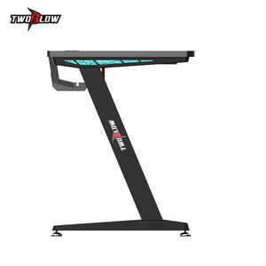 2024 Offre Spéciale RGB LED Light Bureau moderne et bureau de jeu en forme de L Table réglable en hauteur <span class=keywords><strong>PC</strong></span> et bureau de jeu Caractéristiques extensibles - Product Image 4