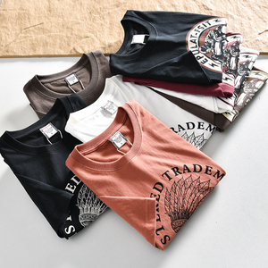 T-Shirt da Uomo alla Moda, 180 GSM, Taglia Ampia, Stile Casual e Sportivo, Manica Corta, Nuova Tendenza, Vendita all'Ingrosso - Product Image 1