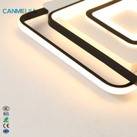 Plafonnier pas cher, luminaires de cuisine, décoration, salon moderne, plafonnier LED central, plafonnier carré LED / Plafonniers