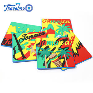 Posavasos de Goma Personalizados con Logotipo de Viaje al por Mayor, Posavasos Cuadrados para Cerveza con Logotipo de Jamaica, Tapete para Vasos de PVC Suave - Product Image 5