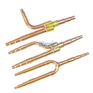 HVAC Air Conditioner Copper fittings Vrf Vrv A/c System Disperse Kit Copper Refnet Joint Y Branch Pipe