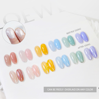 BOJUN 2026 Nouvelle Poudre de Cristal Plaqué BJ, Ensemble de 6 Couleurs, Pigment Chromé pour Ongles, pour Manucure Professionnelle et Design Artistique en Salon