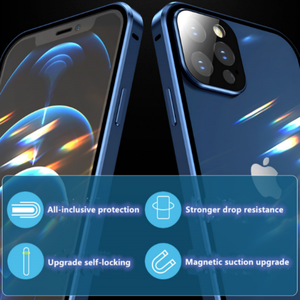 Nouveau Film de lentille en verre trempé protéger 360 <span class=keywords><strong>magnétique</strong></span> métal <span class=keywords><strong>anti</strong></span>-peep <span class=keywords><strong>coque</strong></span> de téléphone <span class=keywords><strong>Anti</strong></span>-<span class=keywords><strong>espion</strong></span> couverture arrière pour <span class=keywords><strong>iPhone</strong></span> 15 14 plus 13 12 <span class=keywords><strong>11</strong></span> - Product Image 2
