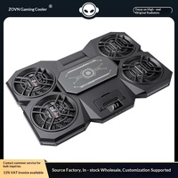 Support de refroidissement pour ordinateur portable de jeu en plastique Palm Addiction H5, refroidissement par air, silencieux