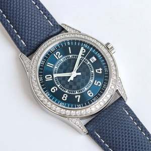 Reloj Cronógrafo de Lujo para Hombre 2025, 41 mm, Acero Inoxidable, Correa de Cuero Genuino, Cristal de Zafiro, Resistencia al Agua de 30 bar - Product Image 5