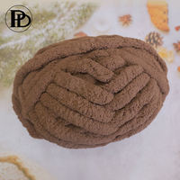 Fil chenille épais 100% polyester, 220g, 25m, pour couverture