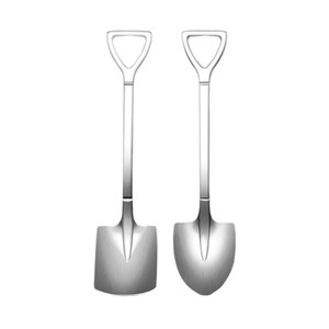 Stainless Steel Fruit Scoop 304 Easy Release Dessert Ice Cream Spoon Household Coffee Scoop Solid Color Manual Tool - Product Image 5
