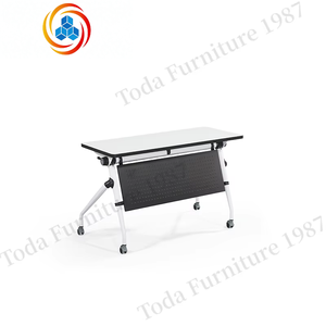 Table de formation pliable, bureau de conférence pliable, table de réunion modulaire réglable, mobilier de bureau commercial moderne - Product Image 2