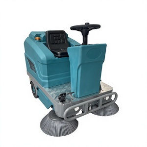 Seated Floor Sweeper 28 In Electric Self-Propelled Burnishing Commercial Industrial Use 48V 73Ah Battery - Product Image 1