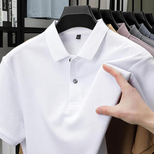 Camiseta polo de hombre de algodón y spandex de alta calidad al por mayor, diseño de camiseta de golf con logotipo impreso digital personalizado, camiseta polo bordada para hombre - Product Image 5