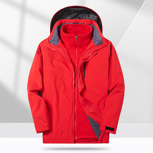 Chaqueta de montaña para mujer, tres en uno, nueva colección 2025, otoño e invierno, para parejas, cortavientos, impermeable, chaqueta de esquí para hombre, a la moda. - Product Image 4