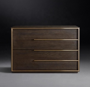 Muebles de dormitorio modernos Dormitorio <span class=keywords><strong>Metal</strong></span> Decorativo Alto diseño Sentido Gabinetes de madera Mesita de noche - Product Image 1