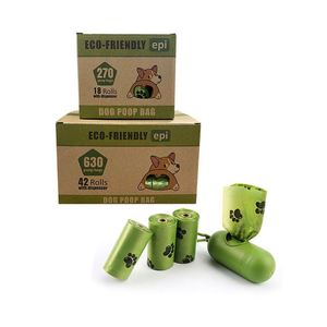 Distributeur de sacs à excréments personnalisés, produit écologique et biodégradable pour l'élimination des déchets d'animaux, sacs à excréments pour chiens et chats fabriqués à partir d'EPI et de plastique - Product Image 2