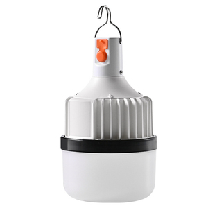 Lumière LED extérieure rechargeable, corps en ABS blanc, étanche IP65, lumière du jour 6000K, montage encastré, aucun assemblage requis, dimmable, garantie 3 ans - Product Image 1