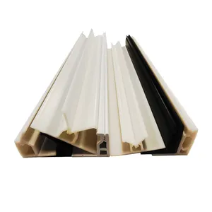 Soundproof Plastic Extrusion Walling Profiles Pvc Stretch Edge Frame Fabric Mounting Rails Fabric Wall Panel Cinema Room