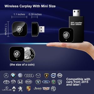 2025 nâng cấp không dây Carplay Adapter cho iPhone dual-band Wifi không dây Carplay Android Auto Adapter Carplay <span class=keywords><strong>Dongle</strong></span> - Product Image 5